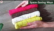 How to Fold Kitchen Towels (Best, Space-Saving Ways)