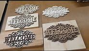 Beginner Laser Project #6 Layered Cut Sign