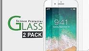 amFilm Screen Protector 4.7“ for Apple iPhone SE 3 SE2, iPhone 8, iPhone 7, iPhone 6S and iPhone 6 Tempered Glass, 2 Pack