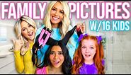 GET READY WITH US FOR OUR FAMiLY OF 24 FAMiLY PiCTURES!! 📸