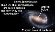Astronomy - Ch. 29: Galaxies (6 of 14) Barred Spiral Galaxies