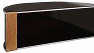 Sirius 1200 Black and Oak Corner TV Cabinet