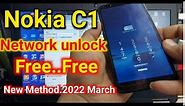 Nokia C1 Network Unlock Free Free