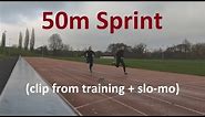 Fastest 50m Sprint With Training Partner | Nov 2019 Sprinting Vlog #5