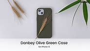 Danbey Olive Green Phone Case for iPhone 13