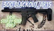 Easy step by step 300 Blackout pistol build, parts and tools list. Best AR15 build, 300AAC build.
