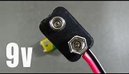 How To Make 9v Battery Connector | Easy and Simple Steps |