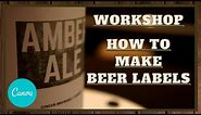 How to make beer labels for homebrew