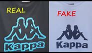 Kappa T shirt real vs fake review. How to spot counterfeit Kappa shirt
