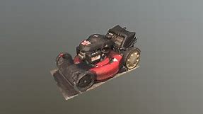 Red Honda Lawnmower - Download Free 3D model by elaughli