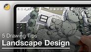 How to Draw: 5 iPad Drawing Tips for Landscape Design that will Change Your Life