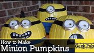Make Minion Pumpkins for Halloween
