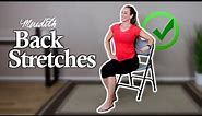 Total Back Stretching Exercises For Seniors And Beginners | All Seated | 11 Min