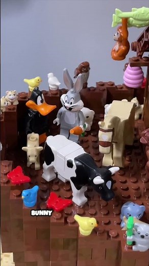 Noah’s Ark in LEGO Bricks #lego #legobuild #legoconvention #legomoc #legoanimals #legogoat #noahsark