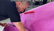 Vinyl wrap with extra Pink Glitter ✨✨✨🔥 I also teach how to wrap cars in person and have instructional videos 🏆👨‍🏫 #asmr #asmrsounds #pinkglitter #carwrap #vinylwrap