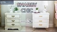 From Shabby Chic to Chic | Modern Nightstand Makeover with Smoooth Finish & Hairpin Legs
