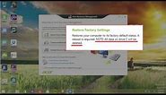 Recovery Windows 8/8.1 - Using Acer Recovery Management