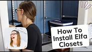 How To Install Elfa Closet System