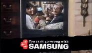 Vintage Samsung TV ad (1980's)