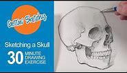 Sketching a Skull - Gettin' Sketchy Live