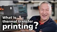 How does a thermal transfer printer work? (EN)