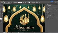 How to Make a Ramadan Lantern Illustration for Ramadan Background - Published on Freepik