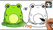 How to Draw a Cute Frog Easy 🐸