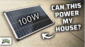What Can You Run On A Single Solar Panel?