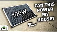 What Can You Run On A Single Solar Panel?