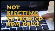 MACBOOK PRO How To eject cd from cd rom drive