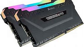 Corsair Vengeance RGB Pro 64GB (2x32GB) DDR4 3200 (PC4-25600) C16 Desktop memory–Black (CMW64GX4M2E3200C16)