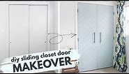 Extreme Sliding Closet Door Makeover for Super Cheap