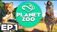 Planet Zoo Ep.1 - 🦁 🐯 🐻 LIONS, TIGERS, & BEARS, OH MY! INTRO & TUTORIAL!! (Gameplay / Let’s Play)
