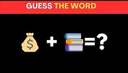Can you guess the word with emoji?