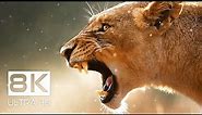 LIONS: 8K ULTRA HD WILD ANIMALS