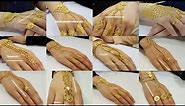 Gold Rings Chain Bracelets ||PANJANGLA|| Designs with WEIGHT