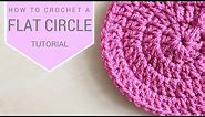 CROCHET: How to crochet a flat circle | Bella Coco
