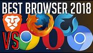 Brave vs Chrome vs Firefox vs Opera vs Waterfox vs Chromium | Best Web Browser 2018?