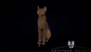 Bronze Cat Statue - 3D model by Garstang Museum of Archaeology (@garstang)