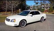 2004 Cadillac DeVille For Sale~NEW Vogue Chrome Rims~Cotillion White~ONE OWNER~ONLY 5000 MILES