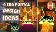 Minecraft End Portal Design Ideas 9 End Portal Designs
