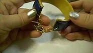 Simple Flexible Cuff Bracelet polymer clay tutorial