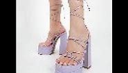 Ankle-Strap High Heels