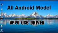 How to Install Oppo USB Driver for Windows | ADB and FastBoot