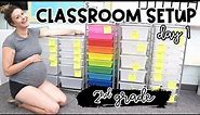 CLASSROOM SETUP DAY 1!! - Classroom Haul + Organizing