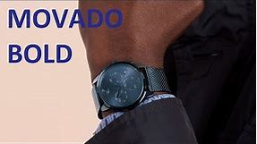 Movado BOLD Thin Blue Watch Unboxing and Review