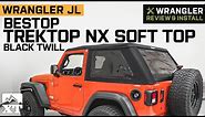 Jeep Wrangler JL 2-Door Bestop Trektop NX Soft Top - Black Twill Review & Install