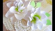 Paper flower tutorial- White lily