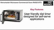 Menumaster Microwave Commercial Oven RMS510TS