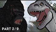 King Kong (2005) vs Indominus Rex | Animation (Part 2/9)